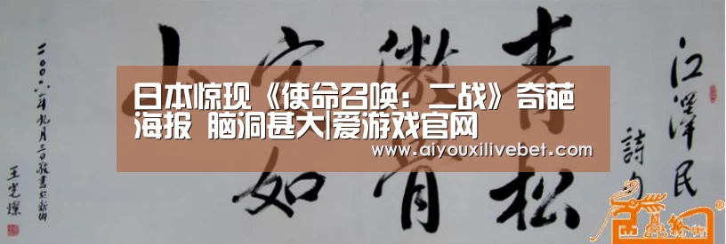 日本惊现《使命召唤:二战》奇葩海报 脑洞甚大|爱游戏官网(图1) 爱游戏官网